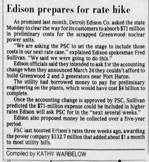 Greenwood Nuclear Power Plant (Cancelled) - April 1980 Edison Rate Hike (newer photo)
